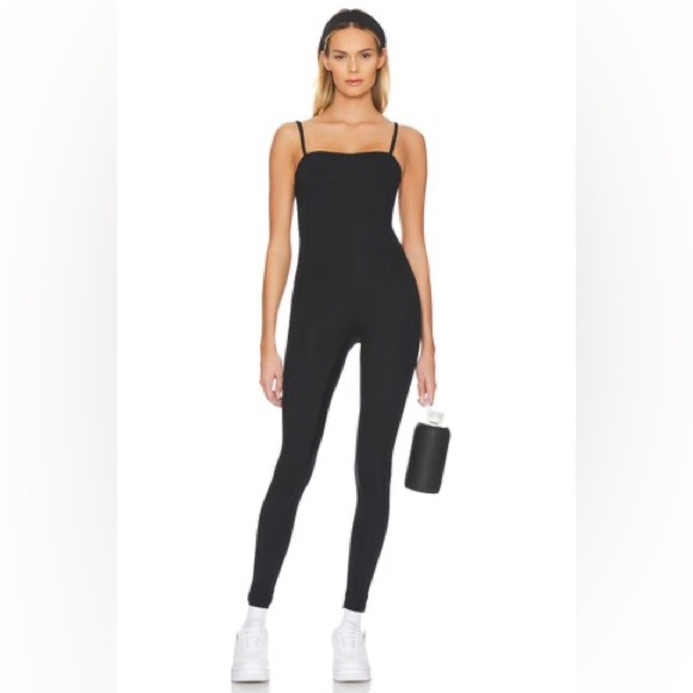 FlowWell Beingwell + Wellbeing Fleur Jumpsuit in Black NWT Large
